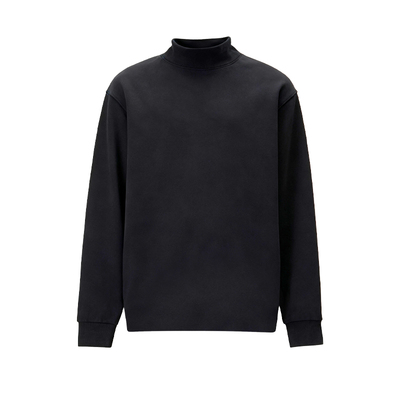 BSIJA羊毛双纱磨毛高领打底T恤