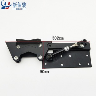 茶几升降器餐桌电脑桌两用升降多功能折叠家具支架五金配件