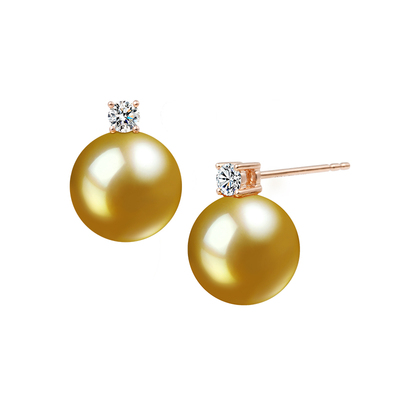 GiO吉尔德赤金18K金戴妃耳钉