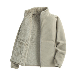 稻草人抓绒衣男款2025新款秋冬户外登山野营内胆保暖御寒外套女士