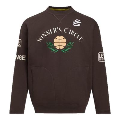 安德玛官方【库里同款】UA库里CURRY男子抓绒篮球运动卫衣6012750