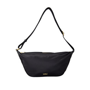 SaladAurous尼龙单肩斜挎包简约时尚轻便饺子包休闲腋下包女士包