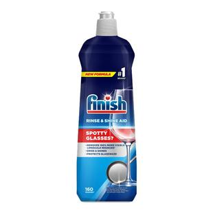 finish漂洗剂800ml*3瓶洗碗机专用光亮碗碟漂洗残余非洗碗块
