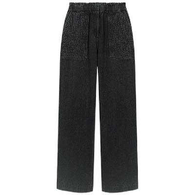 LOUISE MISHA X LOOKNOW设计师品牌25秋冬新款黑色长裤女