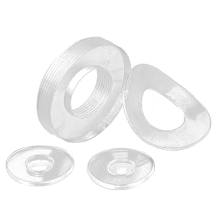 透明软垫片PVC塑料垫圈防水防漏密封垫绝缘螺丝圆形胶平垫可定做