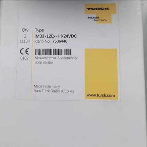 询价#图尔克安全隔离栅 IM33-12Ex-Hi/24V