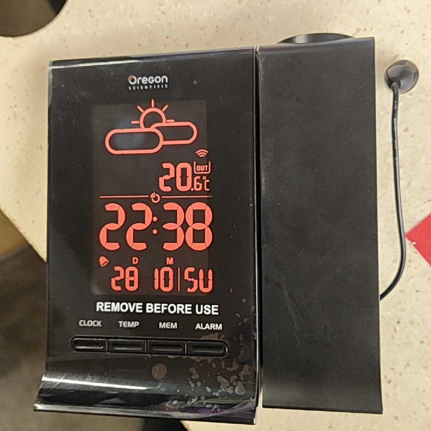 议价欧西亚 Oregon BAR339DP 投影钟,包功能正常,