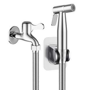 手持不锈钢阳台拖把池厕所卫生间伴侣马桶冲洗喷枪水龙头高压家用