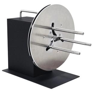 丰益捷R9全自动标签回卷器不干胶铜版纸复卷机服装吊牌卷标机洗水唛收卷器打卷机手电动卷带器打印机配件外置