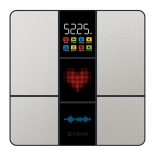 沃莱智能体脂秤电子称体重的家庭用高精准度小型人体健康减肥计器