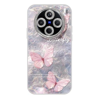 适用vivox200pro手机壳vivox100新款x200镜头x60全包80女90高级感ultra系列promini保护套spro冰川s20蝴蝶s19