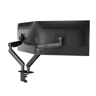AOC显示器双屏支架一拖二AM420PLUS旋转升降显示屏电脑双臂悬挂架