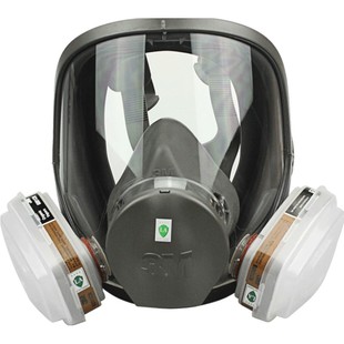 3m6800防毒面具全面罩喷漆专用防粉尘有机蒸气工业防异味全脸防护