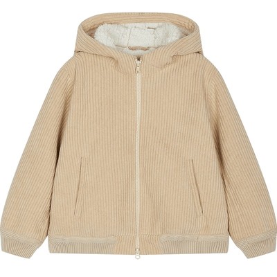 蓬马大童夹克H型连帽宽松