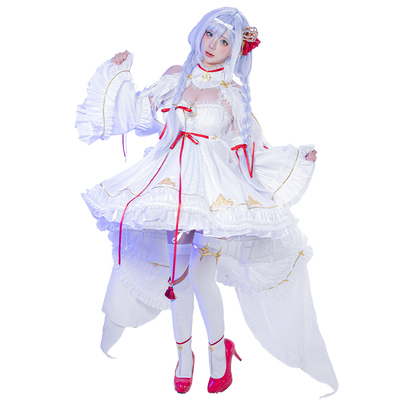 现货悠窝窝碧蓝航线cosplay雅努斯 原皮 cos 服装女 白丝C服