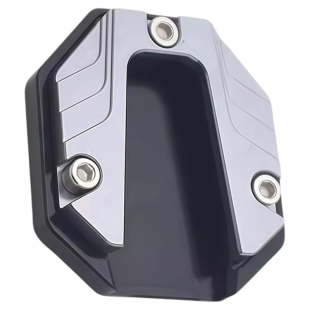 电动车侧边撑加大底座脚撑加宽防滑边撑套摩托车单支垫改装零配件