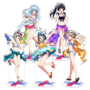 无缝夹层精雕BanG Dream!3花园妙Poppin'Party户山香澄周边立牌