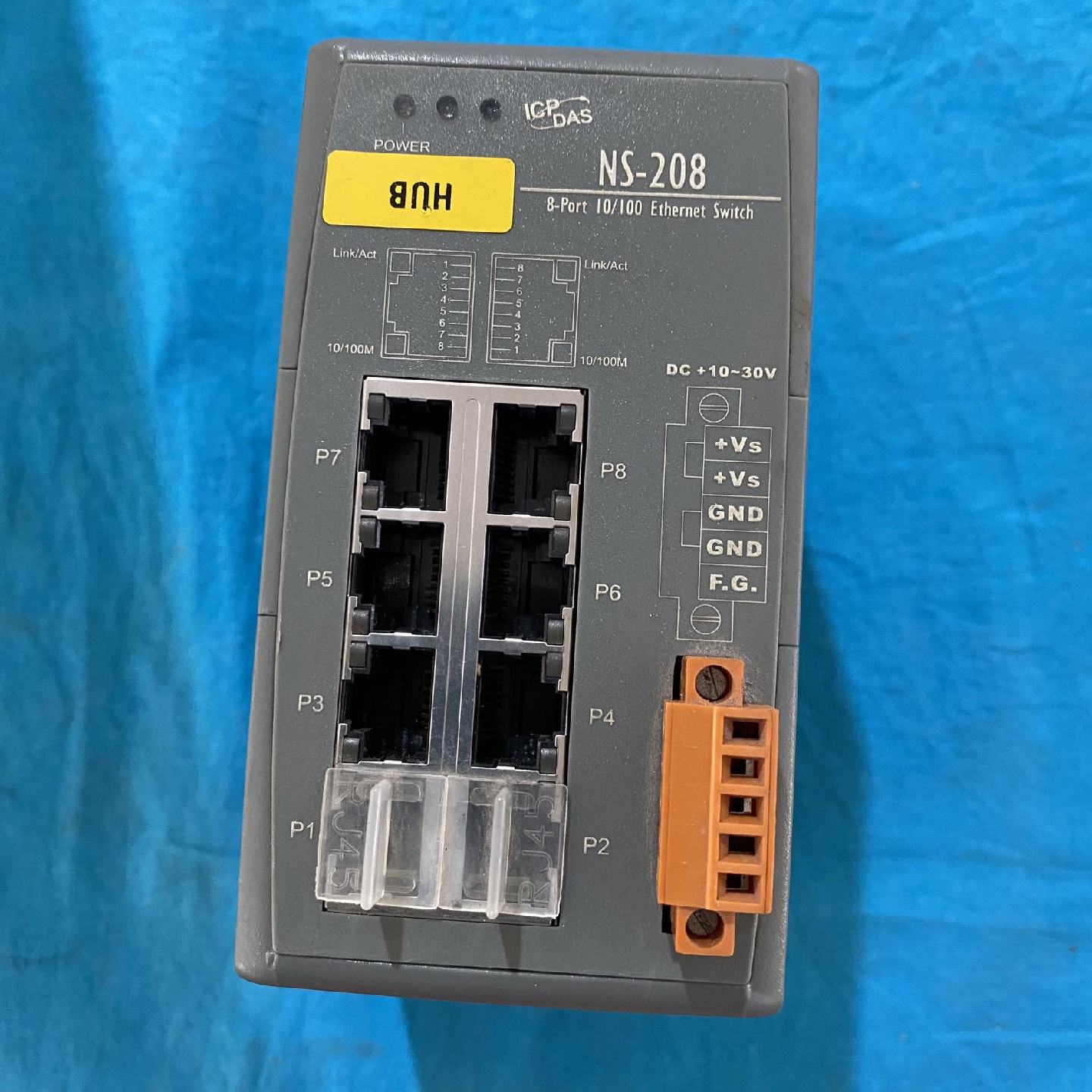 议价ICPDAS千兆网络交换机NS-208智能变频器智能控制器以太网交换