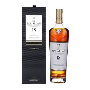 【自营】MACALLAN麦卡伦18年雪莉桶单一麦芽苏格兰威士忌酒700ML
