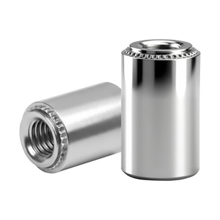 不锈钢无台阶防水螺母柱盲孔压铆螺柱BSS-M3/M4/M5/M6/M8/M12定制