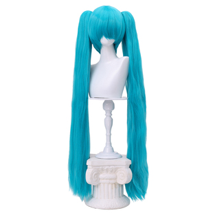 三分妄想万用cos假发110cm虎口夹双马尾玉米须女长发假毛