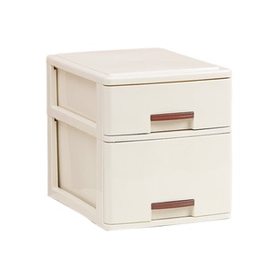 正家办公桌a4文件资料整理盒抽屉式收纳盒台面玄关多层杂物储物箱