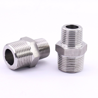 不锈钢六角加厚对丝接头4分1寸