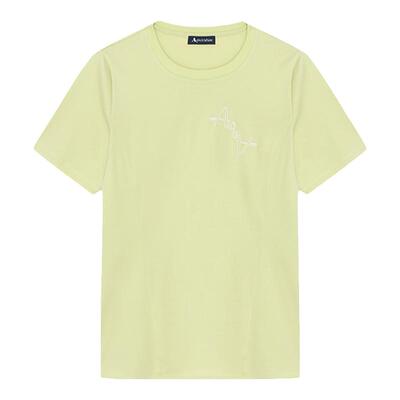 雅格狮丹短袖百搭宽松纯棉上衣