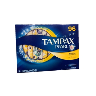 现货 美国进口版本Tampax丹碧丝塑料长导管卫生棉条 普通流量96支