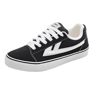 回力帆布鞋男2026新款黑色鞋子男青少年运动休闲板鞋男款厚底增高