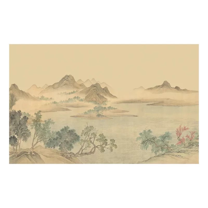 宋氏美学3D立体山水定制壁画