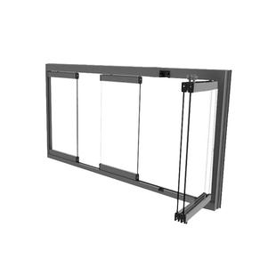 封阳台封窗全景无框推拉折叠窗铝合金窗户玻璃落地窗断桥隔音门窗