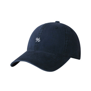 王一博同款棒球帽男生简约百搭藏青色鸭舌帽加宽加深显脸小帽子女