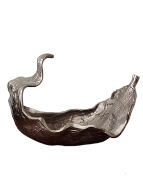 现代轻奢高级感金属果盘