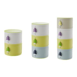 绣川收纳圆柜儿童储物柜卫生间玩具置物柜家用卧室床头柜免安装