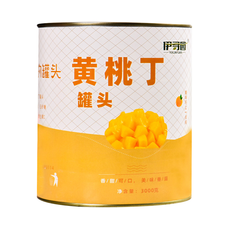 商用批发黄桃罐头3公斤大罐