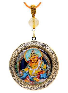 五行财神招财护身符小吊坠