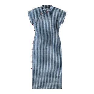 【故乡事】空气感全天丝冰爽垂顺 夏季全开襟旗袍 阔腿裤衬衫裙