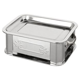 商用烧烤木炭保温炉子热串神器餐厅蜡烛加热炉串串不锈钢烤串盘子