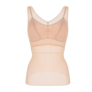 婷美秋冬免穿文胸塑形背心带胸垫收腹收小肚子美体塑身上衣女
