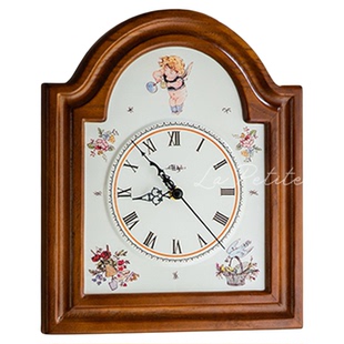 悦澜居中古挂钟家用客厅卧室桌面台钟装饰座钟复古创意摆台墙饰钟
