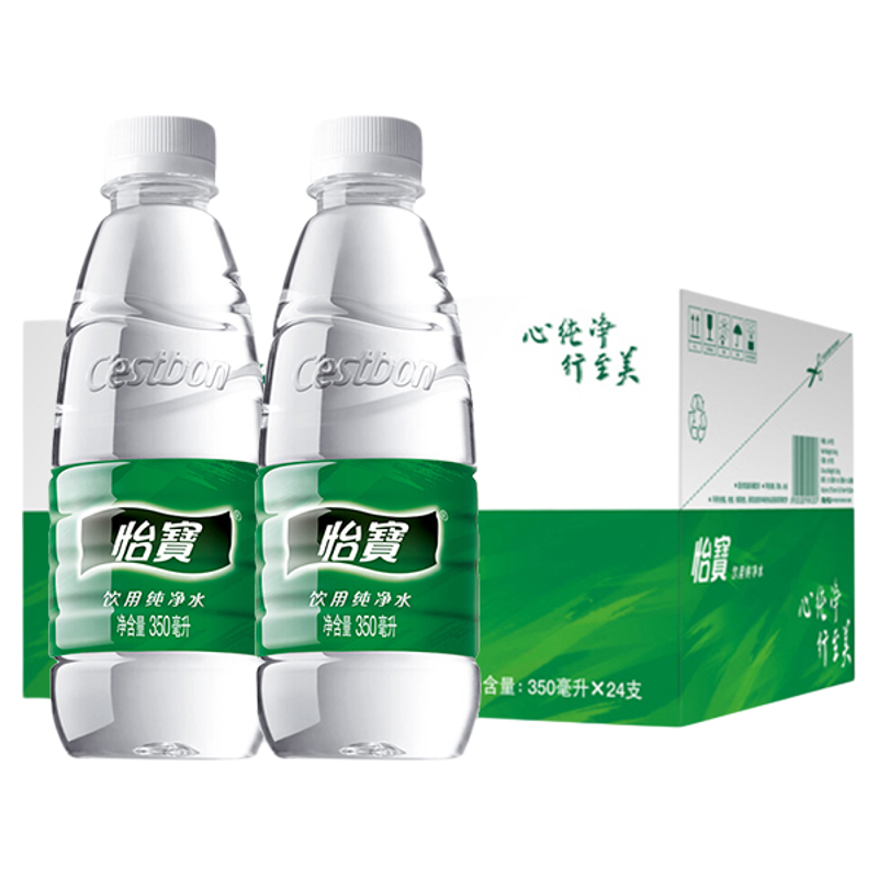 纯净水怡宝350ml*24瓶