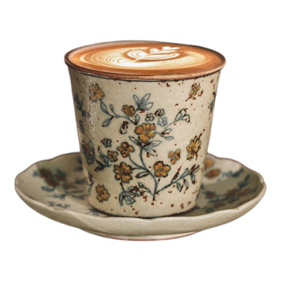 景德镇陶瓷釉下彩手握杯