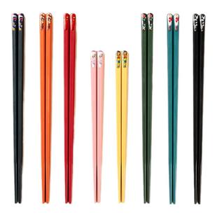 筷子家用防菌防霉耐高温亲子合金筷子专人专用一家人家庭儿童餐具