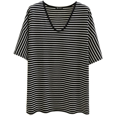 短袖休闲薄款显瘦莫代尔女T恤