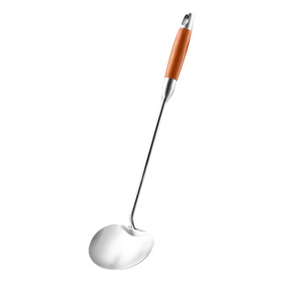 316不锈钢炒勺加厚炒菜勺铲子家用厨具食品级木柄锅铲套装铁锅铲