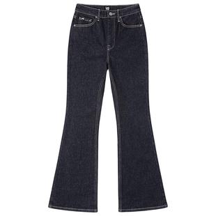 【张凌赫代言】Lee426修身高腰微喇不易褪色清水洗女士牛仔裤潮流