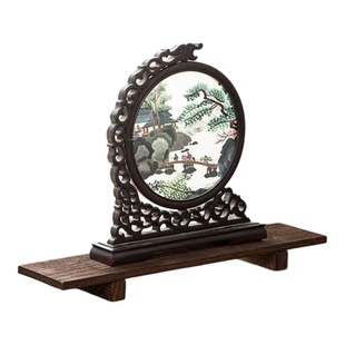 实木多功能底座台茶具花瓶摆件展示架高档家居装饰收纳架