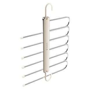 折叠裤架家用无痕裤夹多层裤子专用衣架衣柜收纳神器多功能裤挂架