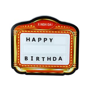 字母卡片发光手举牌酒吧酒具美金道具家里有矿ktv定制广告牌led字